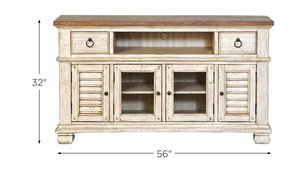 Belmont Entertainment Center 56" Dimensions