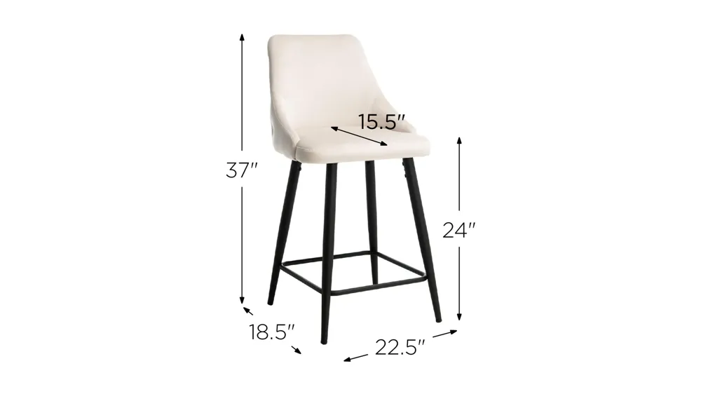 Modoc Counter Stool Dimensions