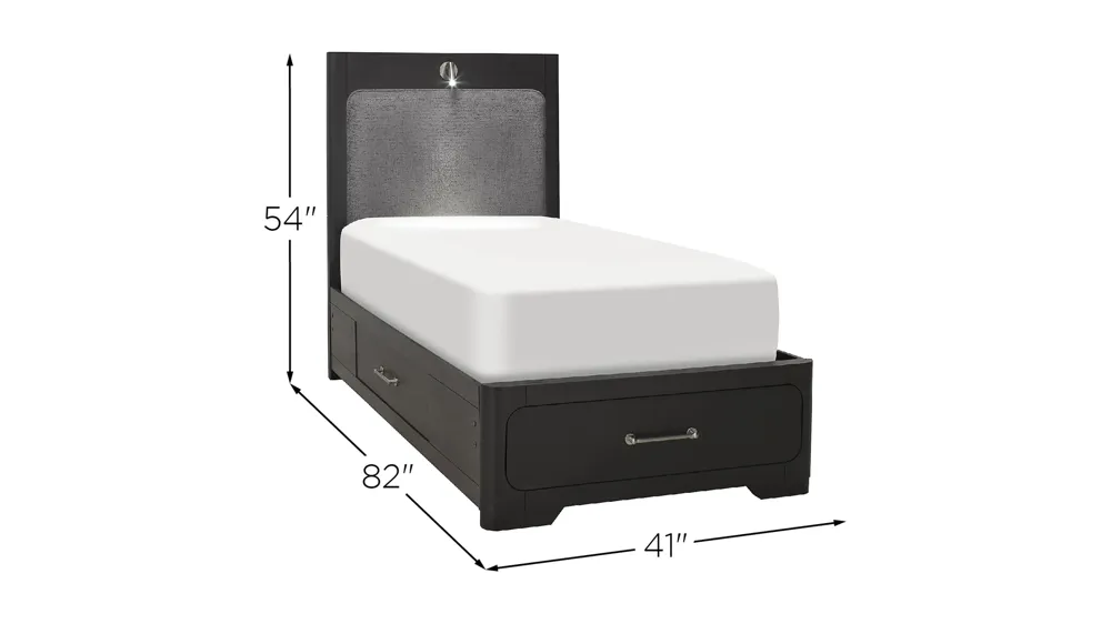 Palmer Lake Storage Bed Dimensions