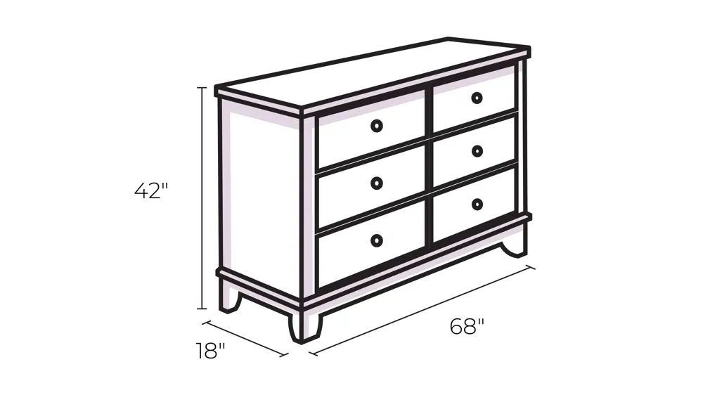 Big Valley Dresser Dimensions