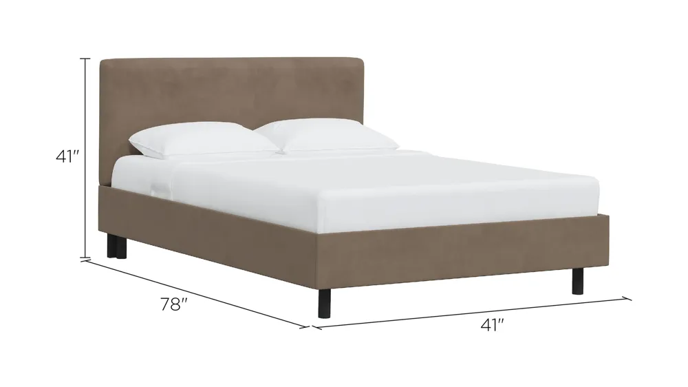 Valerie Platform Bed Dimensions