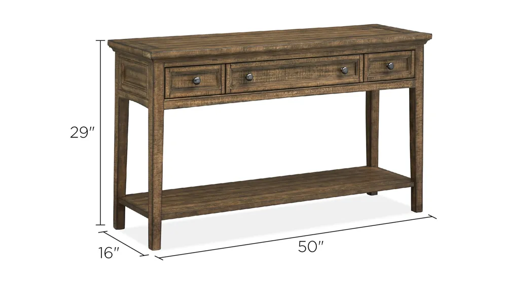 Ivy Ridge Rectangular Sofa Table Dimensions