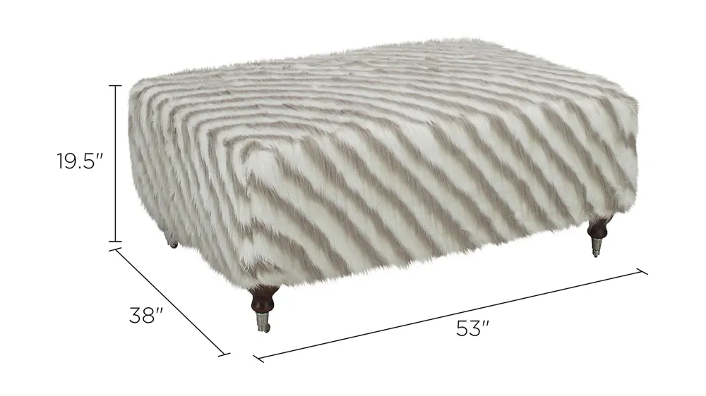 Duchess Cocktail Ottoman Dimensions