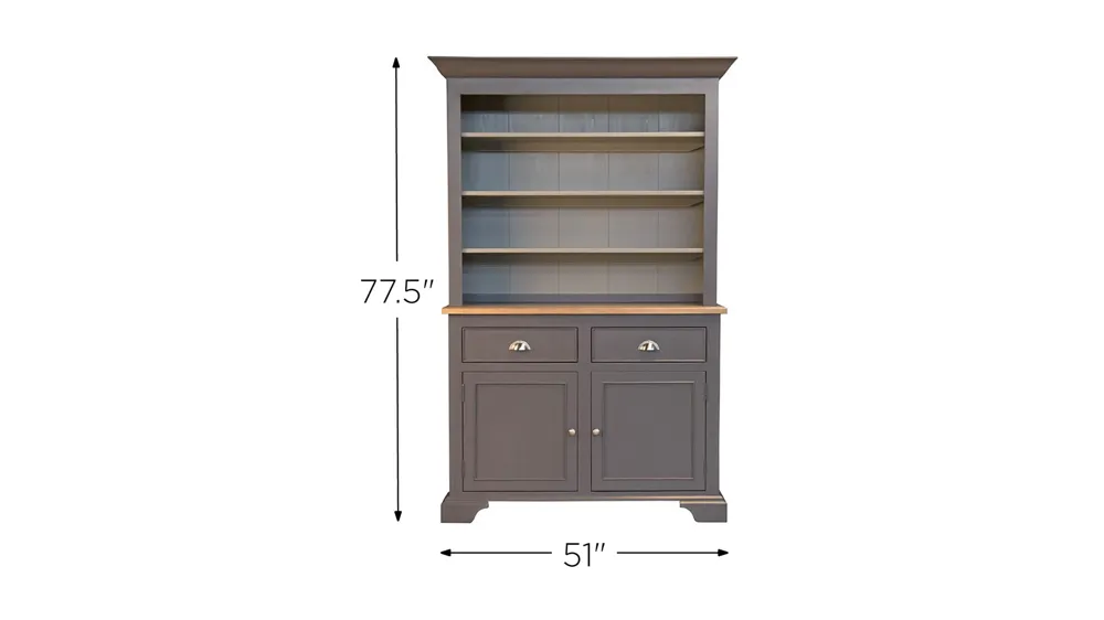 Port Townsend Buffet with Hutch Dimensions