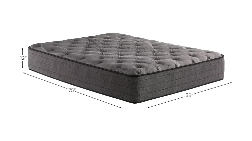 NightsBridge 12-inch Firm Pillow Top Hybrid Mattress in a Box Dimensions