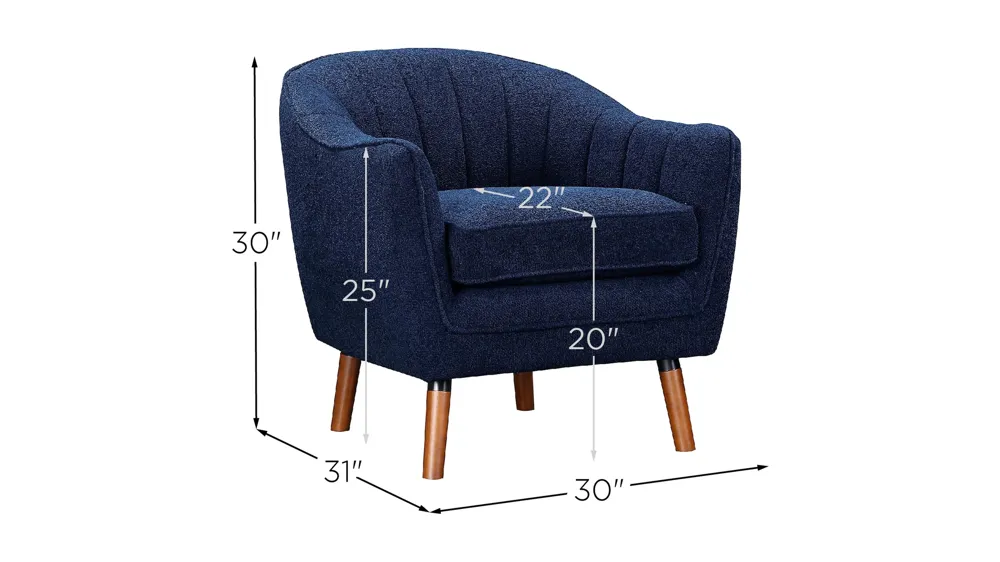 Brynda Accent Chair Dimensions