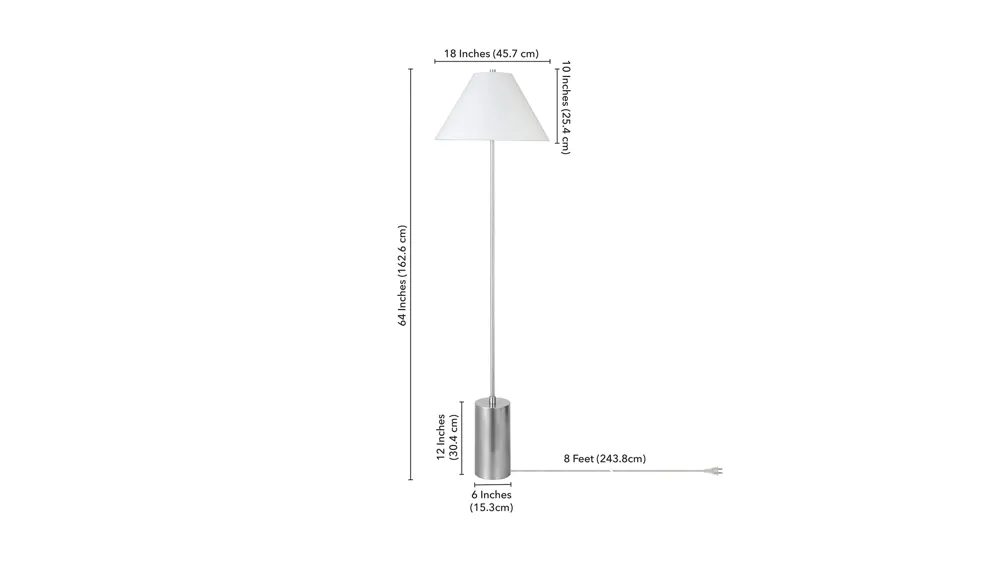Merida Floor Lamp Dimensions