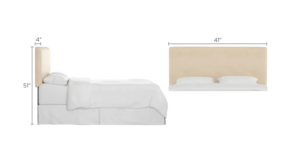 Valerie Headboard Dimensions