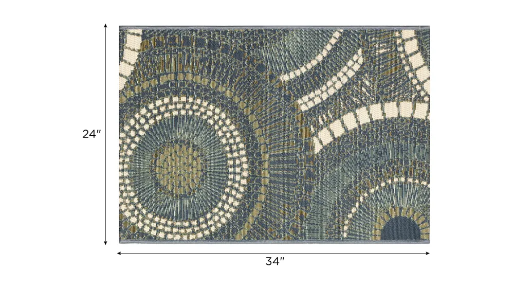Esencia Circles Indoor/Outdoor Mat Dimensions