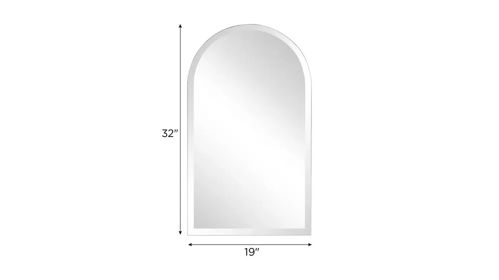Archie Frameless Mirror Dimensions