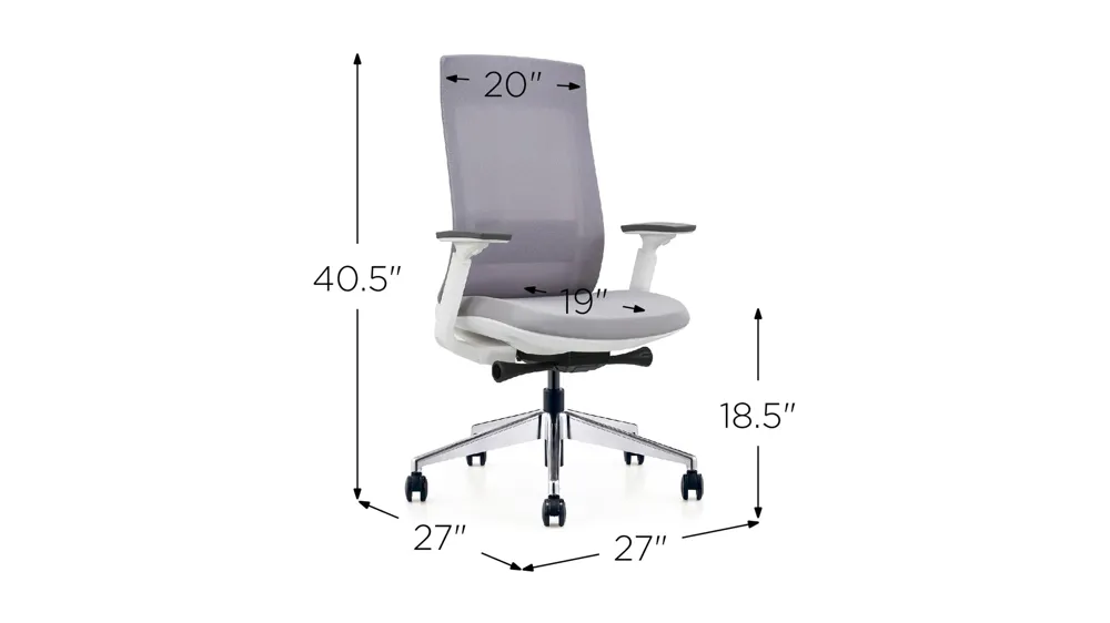 Elevate Office Chair Dimensions