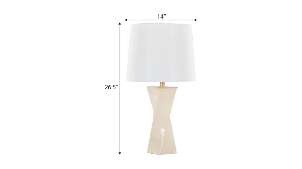 Curvo Table Lamp - Set of 2 Dimensions