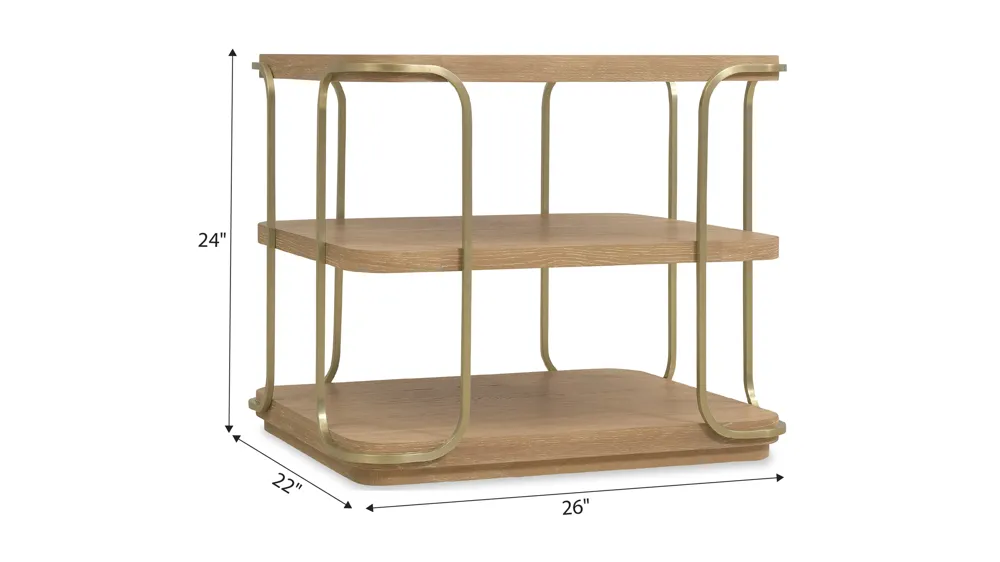 Banyon Bay End Table Dimensions