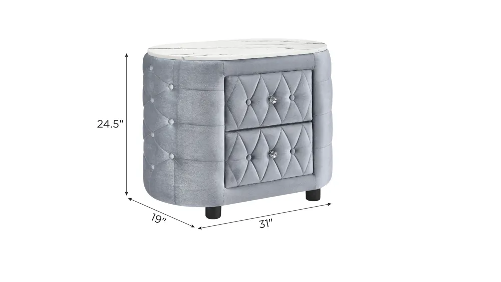Natalia Nightstand Dimensions