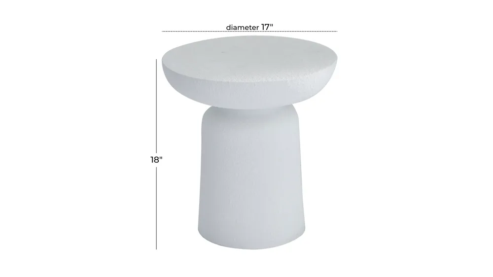 Ivy Outdoor Cylinder Accent Table Dimensions