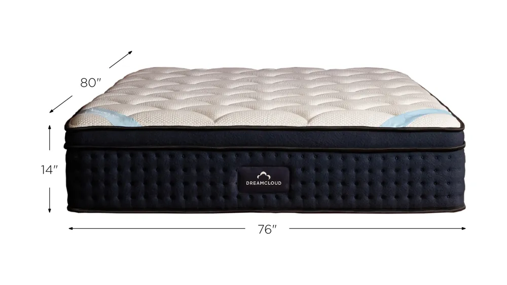 DreamCloud Premier Firm Hybrid Mattress Dimensions