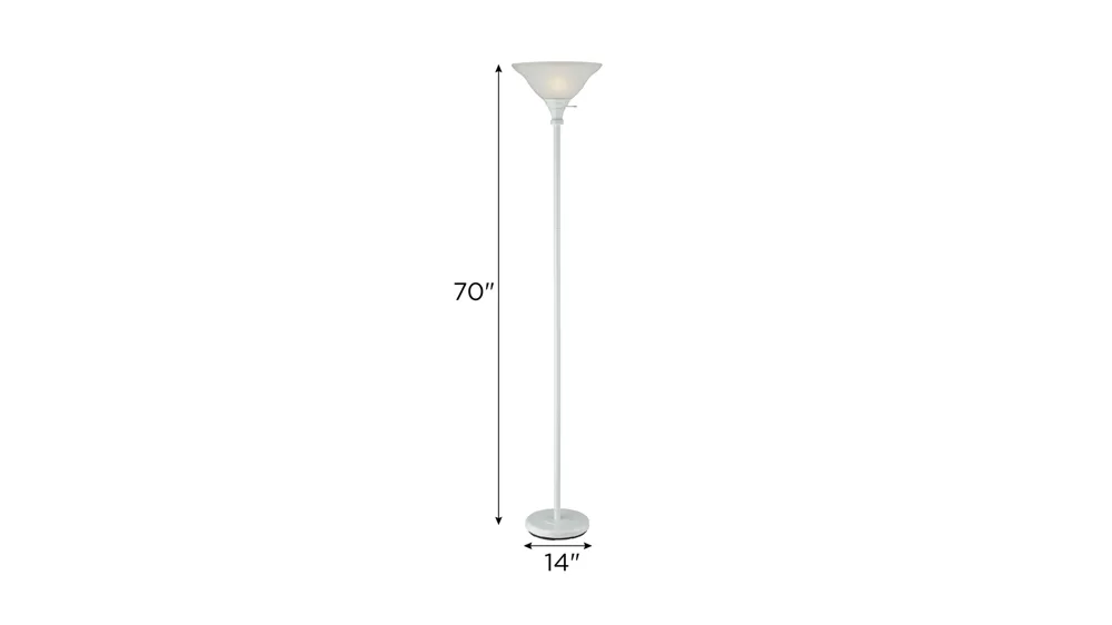 3 Way Torchiere Floor Lamp Dimensions