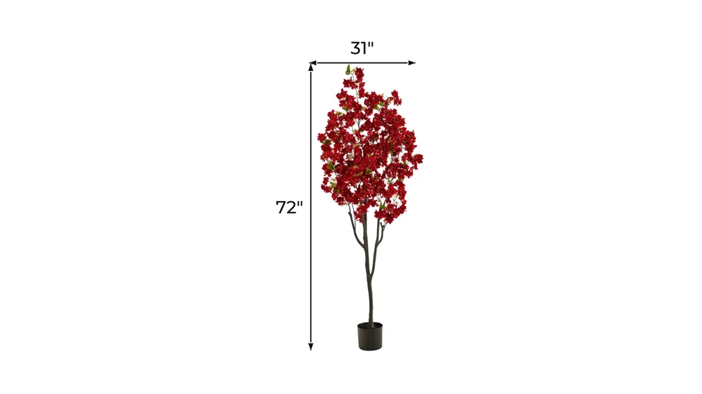 6ft. Cherry Blossom Artificial Tree Dimensions