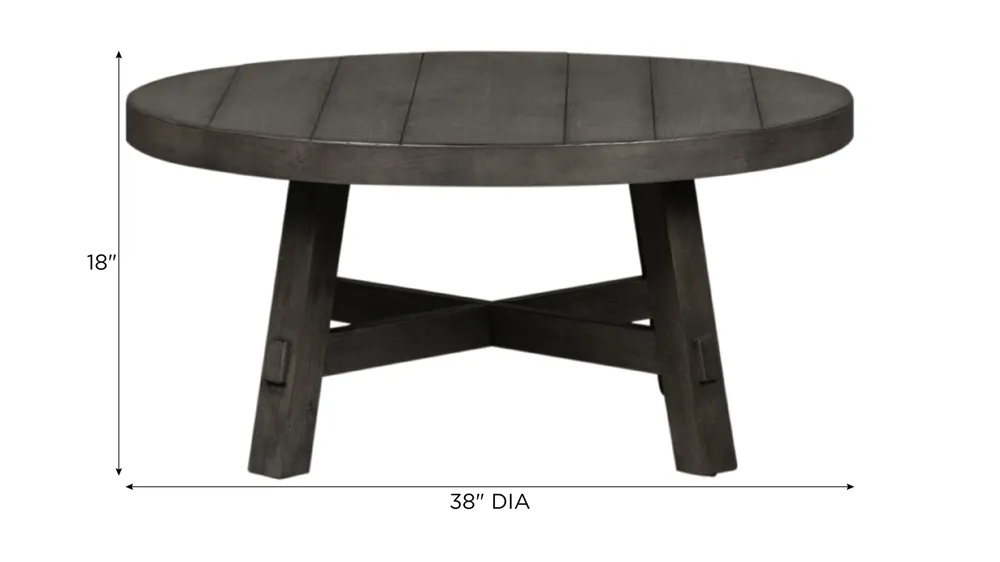 Marguerite Round Cocktail Table Dimensions