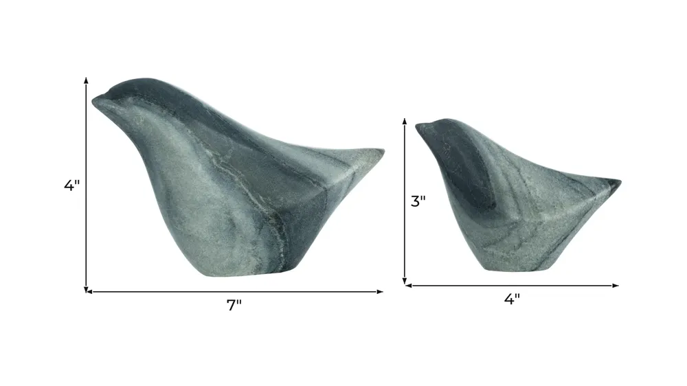 Oriole Sculptures: Set of 2 Dimensions