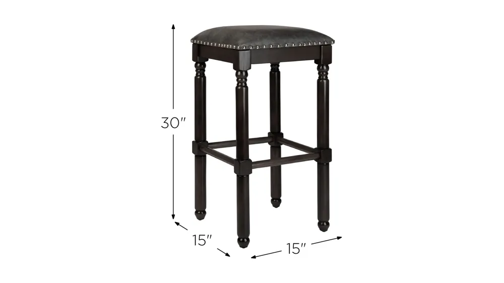 Minturn Bar Stool - Set of 2 Dimensions