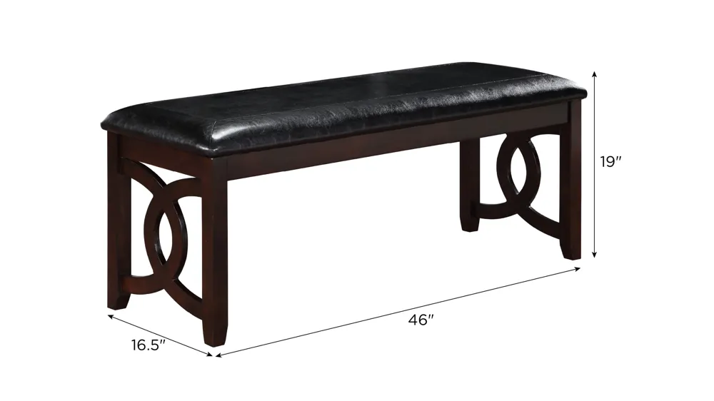 Millie Dining Bench Dimensions