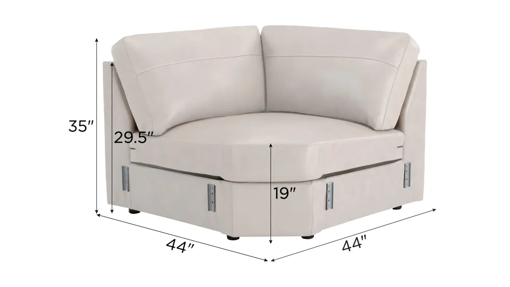 Harley Leather Corner Dimensions