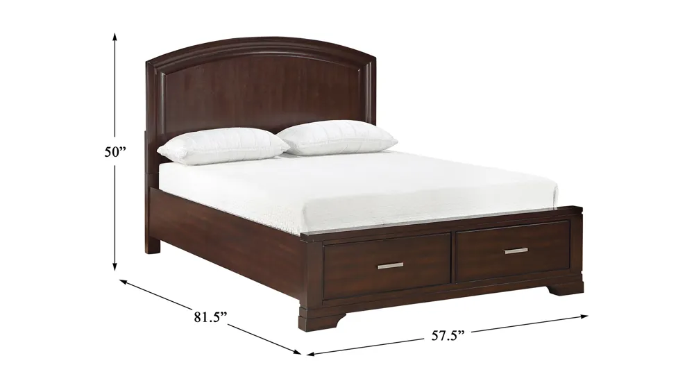 Wittenberry Storage Bed Dimensions