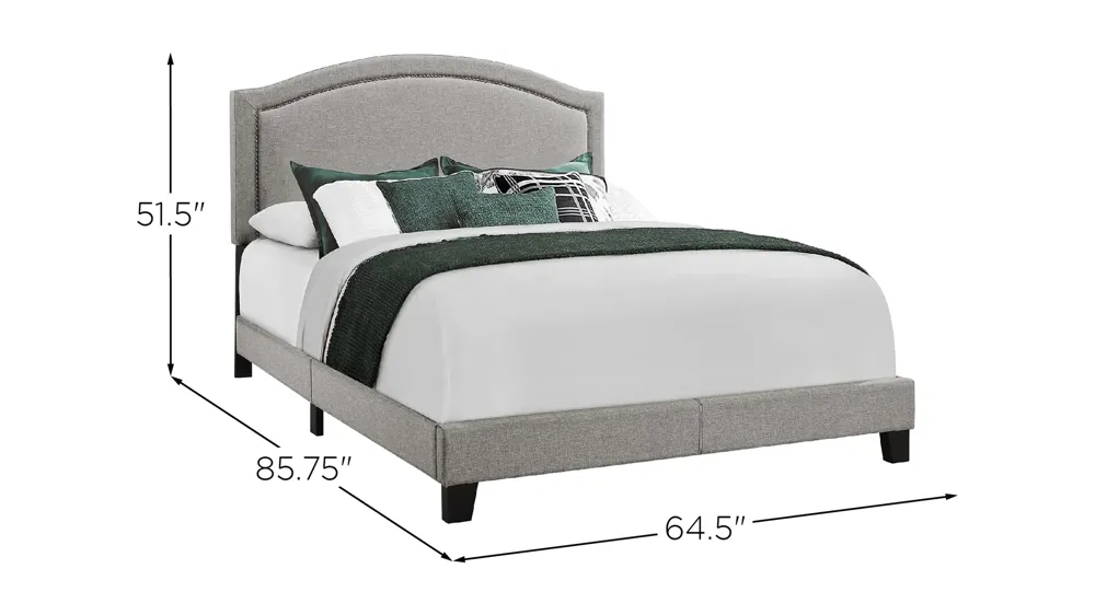 Monarch Specialties Queen Bed Dimensions
