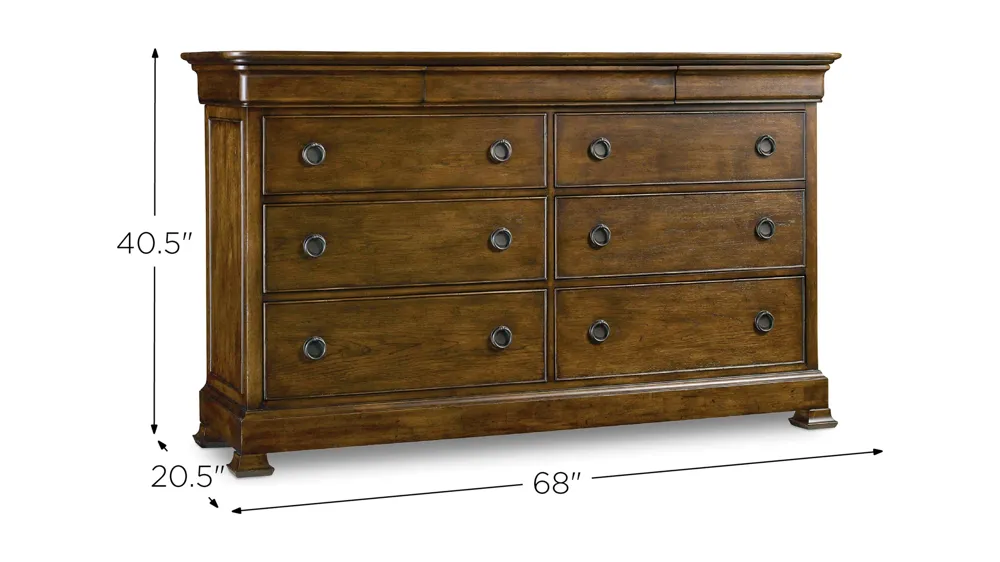 Archivist Nine-Drawer Dresser Dimensions