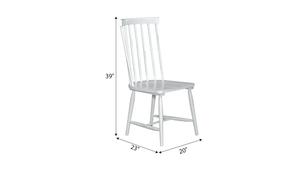 Capeside Cottage Side Chair - Set of 2 Dimensions