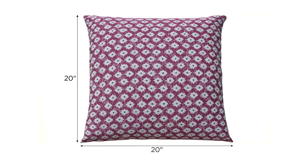 Kimberly Ann Designs Square Pillow - Set of 2 Dimensions