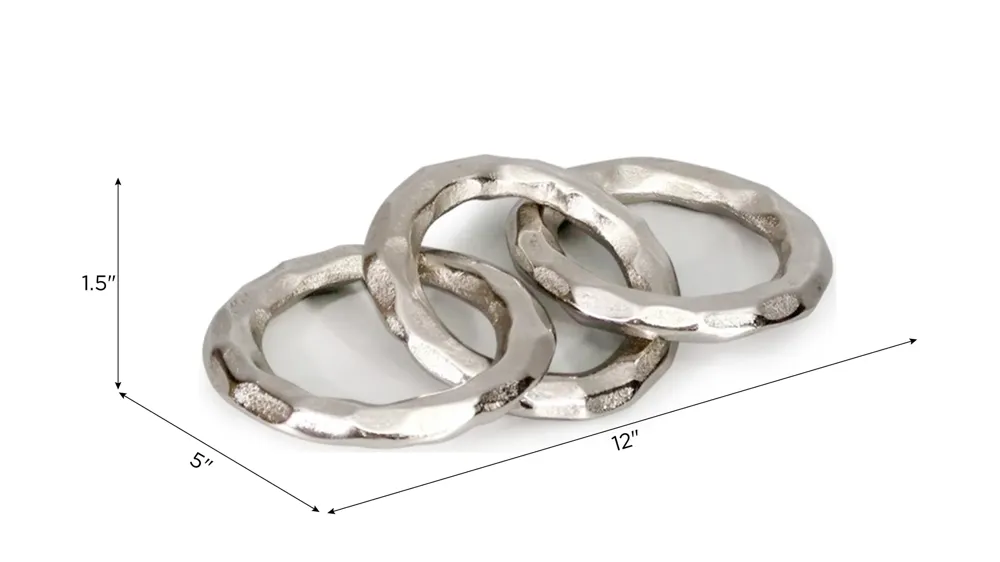 Glamour Rings Sculpture Dimensions