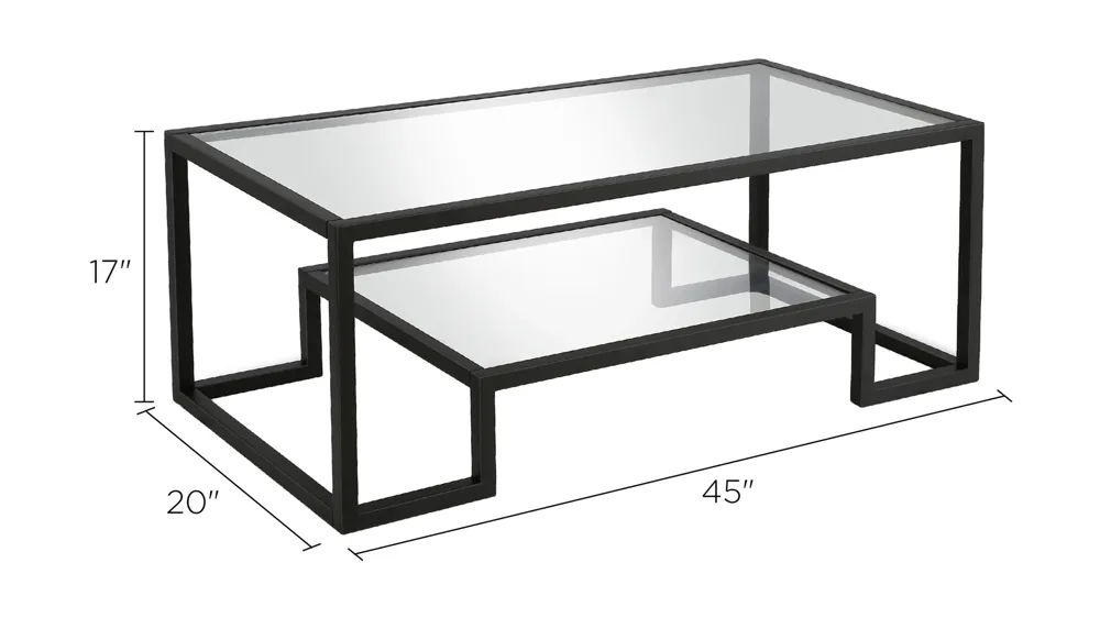Vicky Rectangular Coffee Table Dimensions