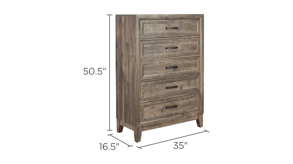 Rayburn Bedroom Chest Dimensions