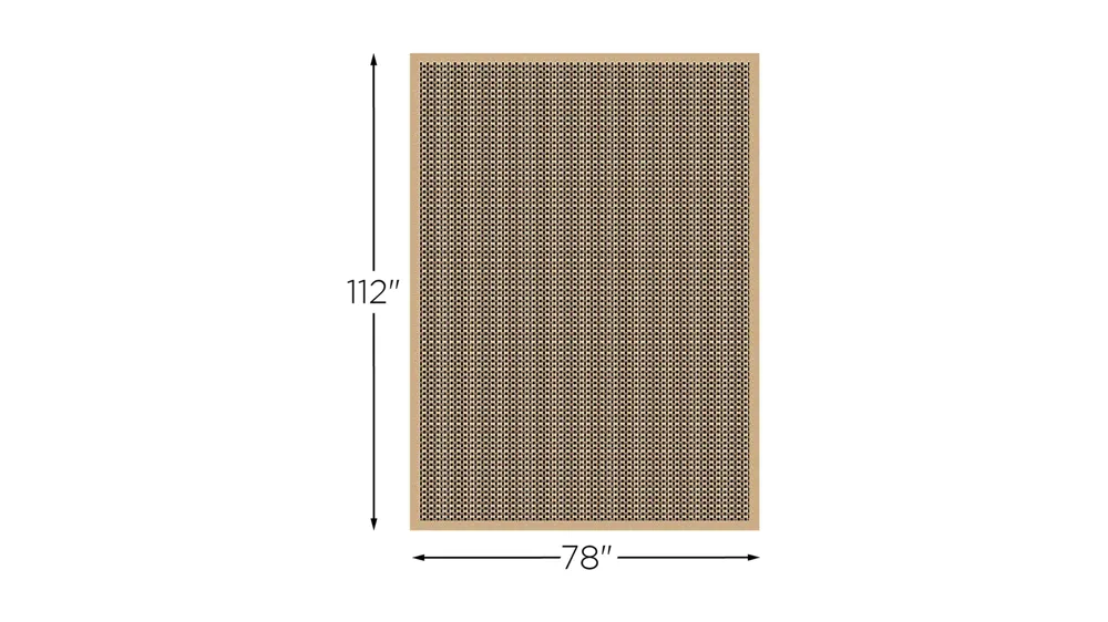 Monterey Basket Indoor/Outdoor Rug Dimensions