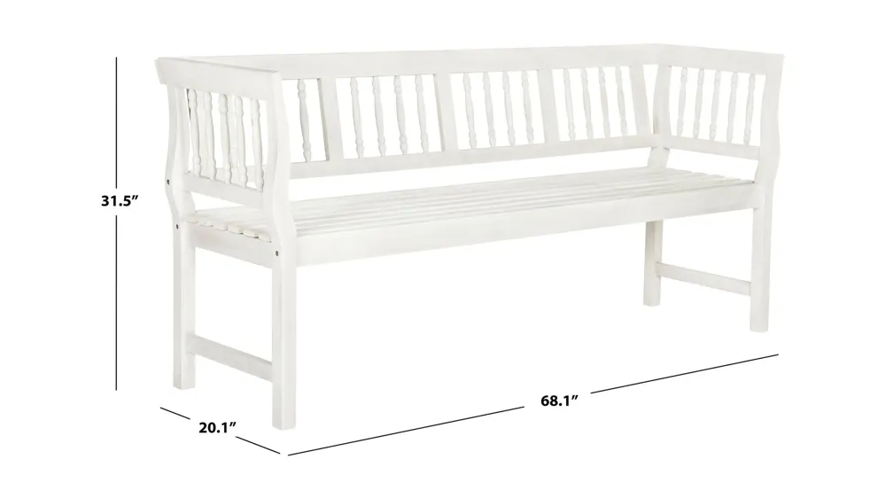 Ainslee Outdoor Bench Dimensions
