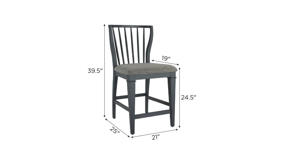Winona Counter Chair Dimensions
