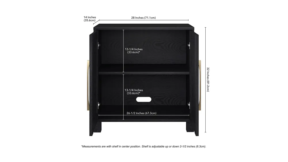 Chabot Accent Cabinet Dimensions