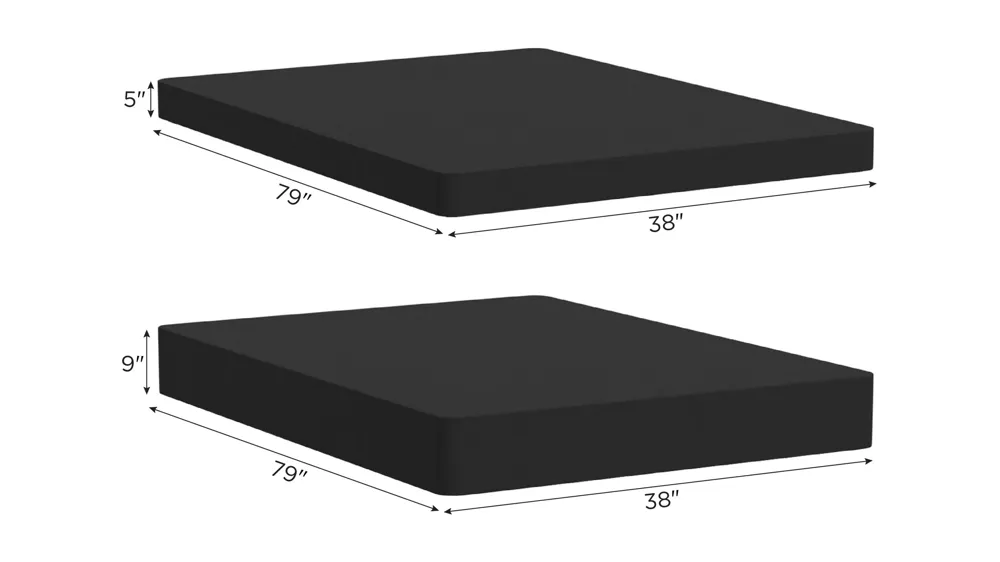 9" or 5" Universal Box Spring Dimensions