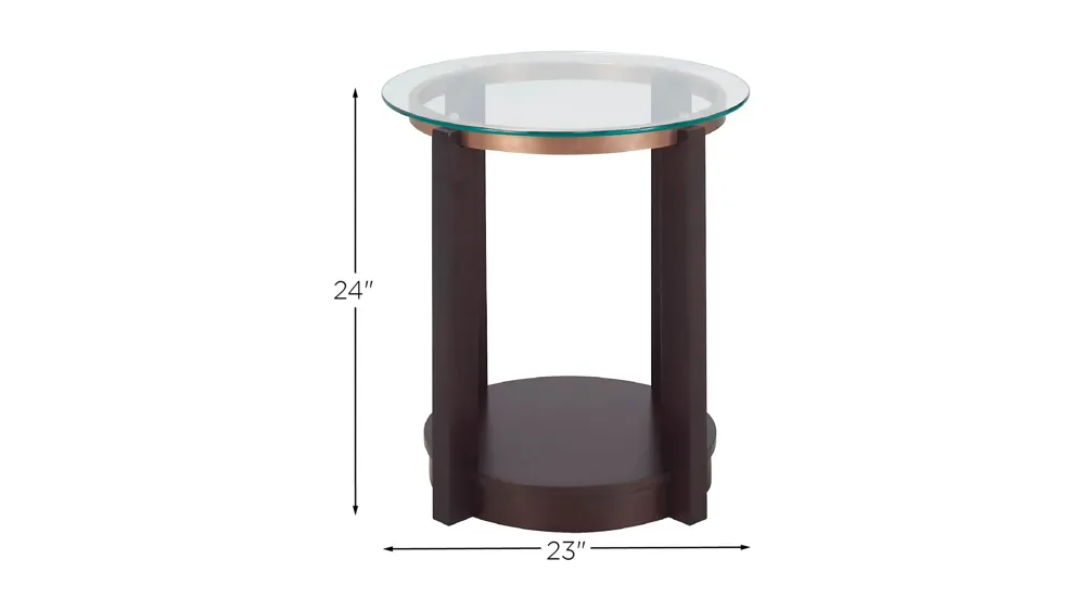 Laurent End Table Dimensions
