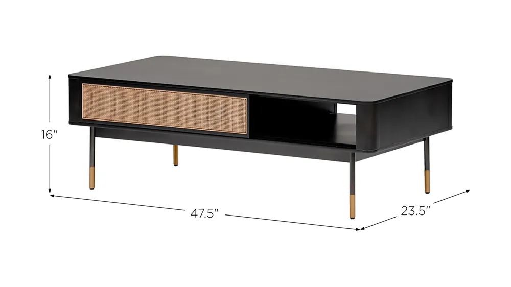 Miriam 47" Coffee Table Dimensions