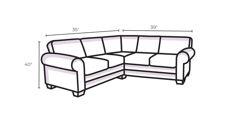 Cole Left Arm Facing Power Recliner Dimensions
