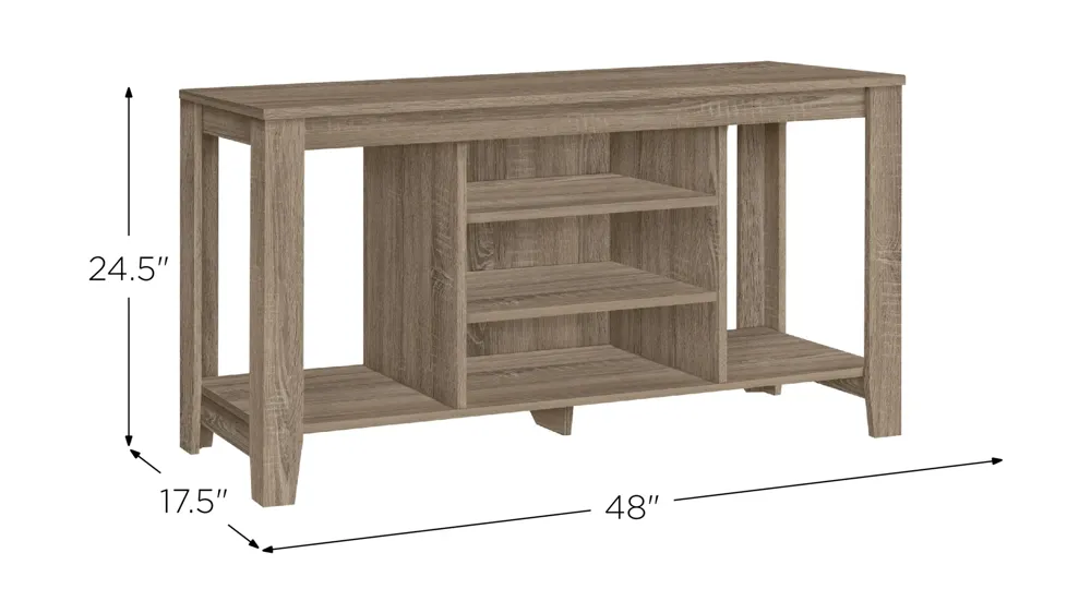 48" Monarch TV Stand Dimensions