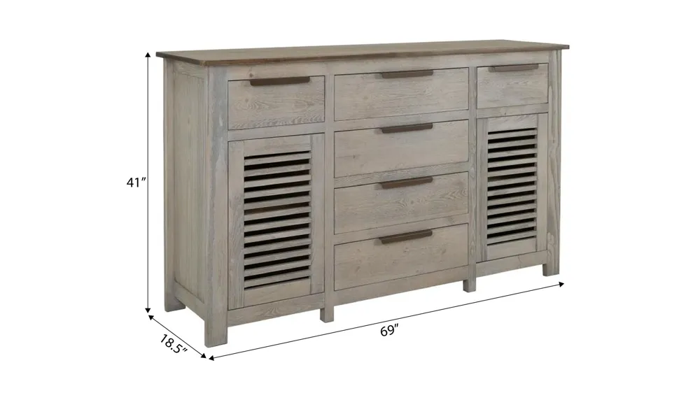 Bonfire Buffet Dimensions