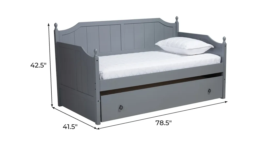Millie Daybed with Trundle Dimensions