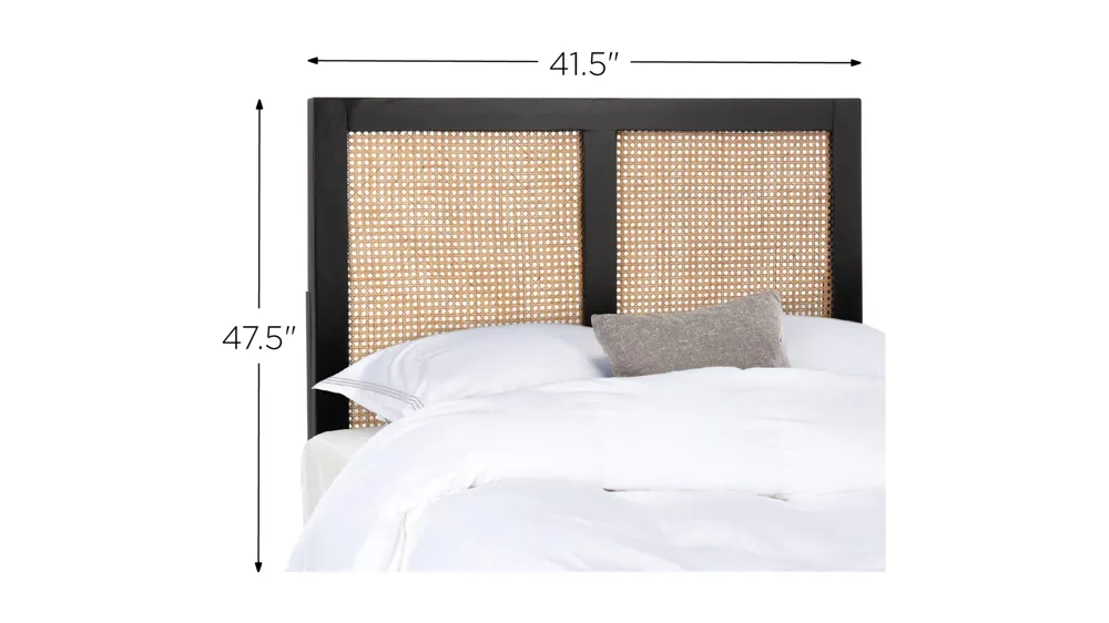 Vienna Cane Mounted Headboard Dimensions