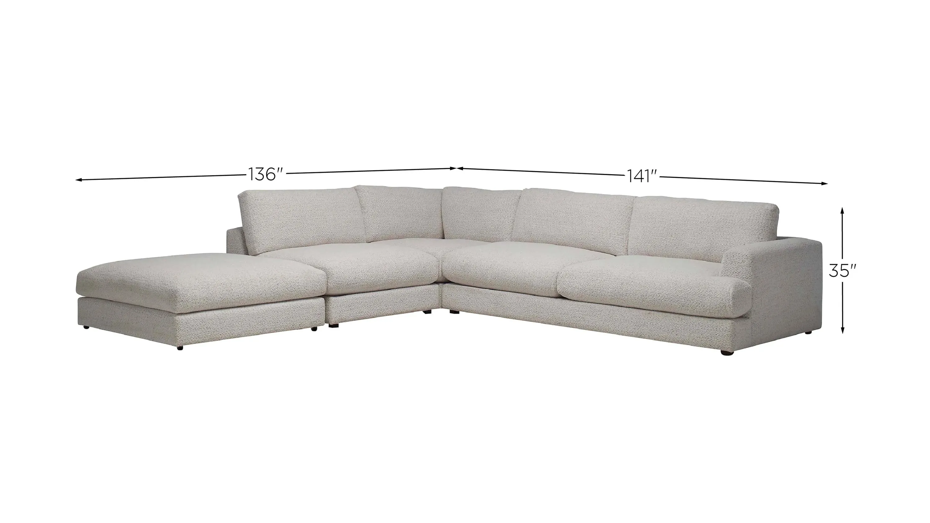 Montecito 4-pc. Sectional | Raymour & Flanigan