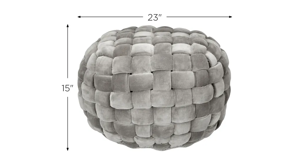 Doral Pouf Dimensions