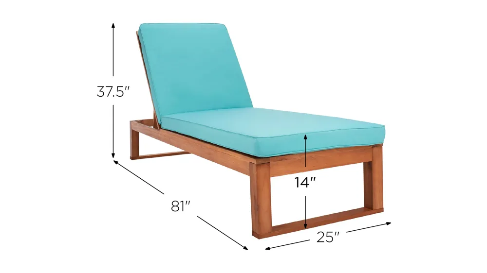 Danser Sun Lounger Dimensions